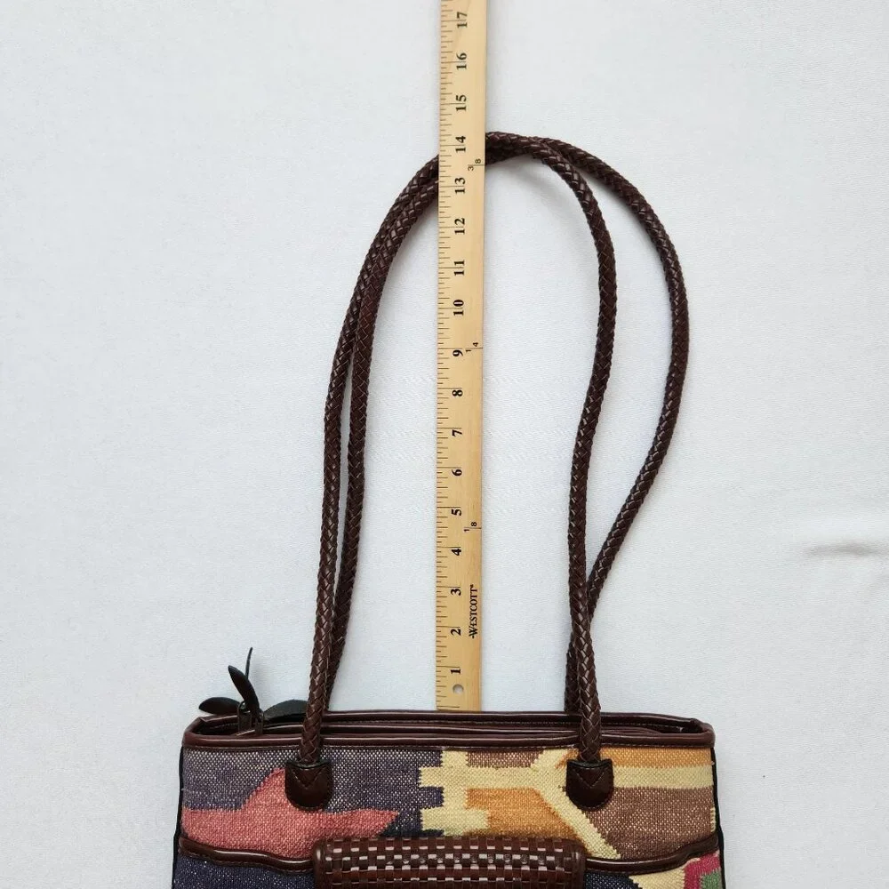Legacy Chicago Aztec Southwestern Woven Tapestry Shoulder Bag Boho Cowgirl - Picture 12 of 12